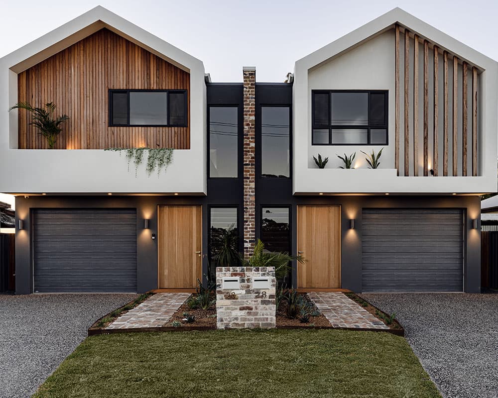 Modern duplex investment property in Melbourne